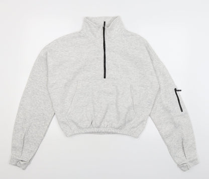 Boohoo Womens Grey   Pullover Jumper Size M