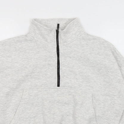 Boohoo Womens Grey   Pullover Jumper Size M