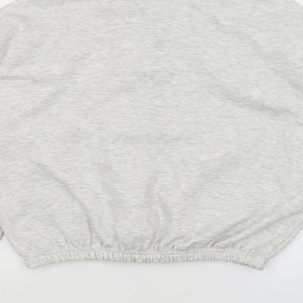 Boohoo Womens Grey   Pullover Jumper Size M