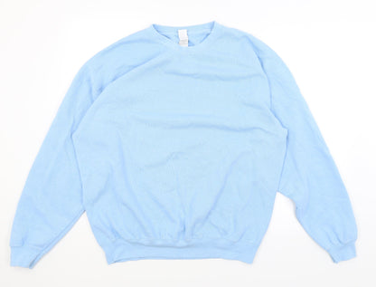 Fruit of the Loom Mens Blue   Pullover Jumper Size XL