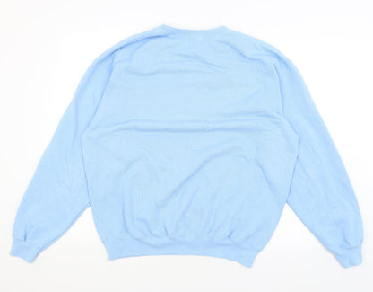 Fruit of the Loom Mens Blue   Pullover Jumper Size XL