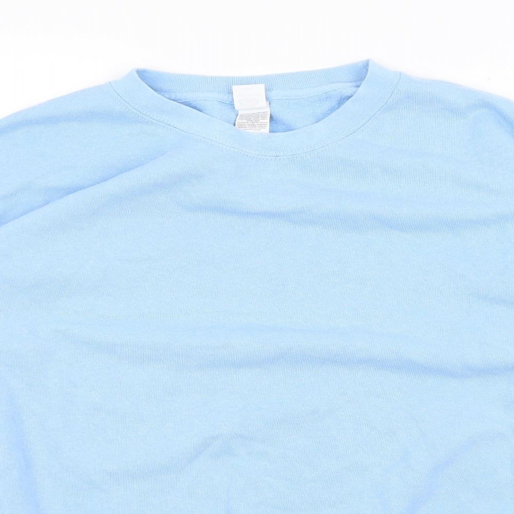 Fruit of the Loom Mens Blue   Pullover Jumper Size XL