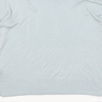 Womens UK Size XS H&M Blue Pullover Jumper