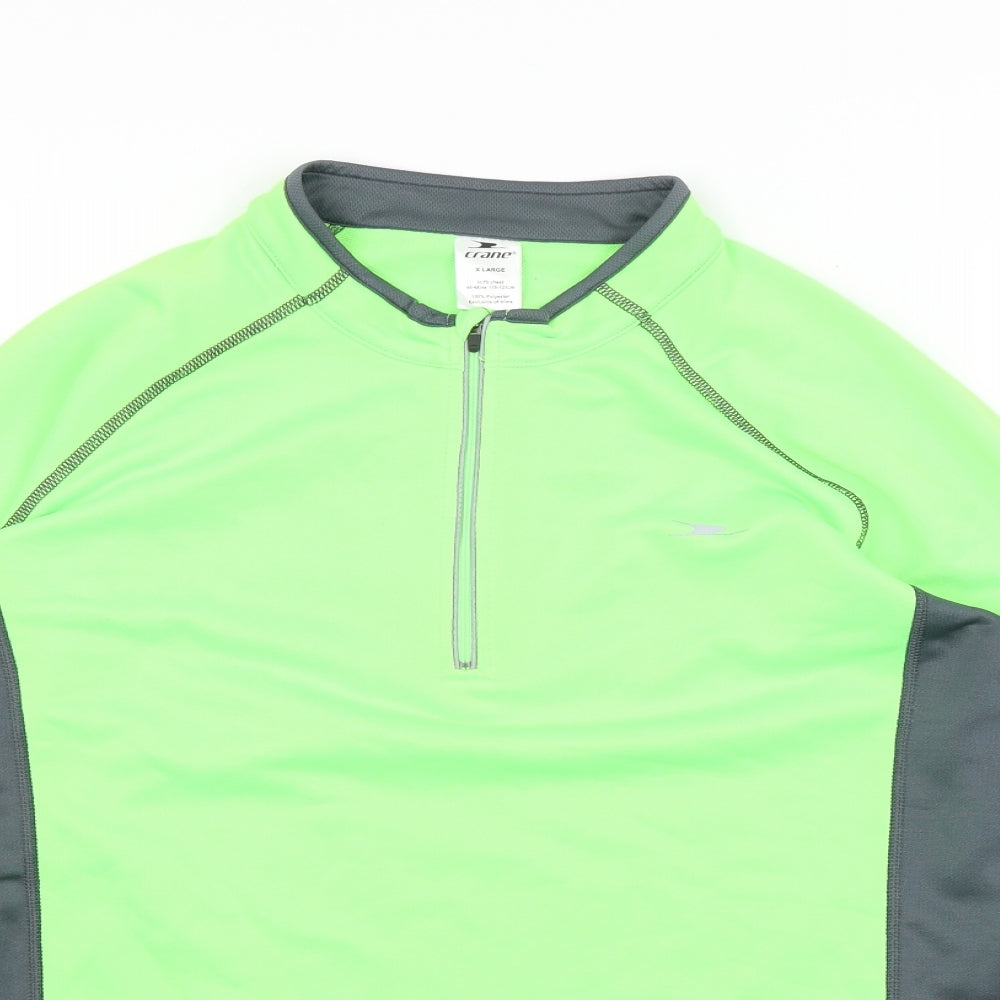 Crane Mens Yellow   Pullover Jumper Size XL