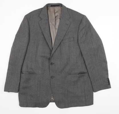 Mens UK Size XL M&S Regular Grey Suit Jacket