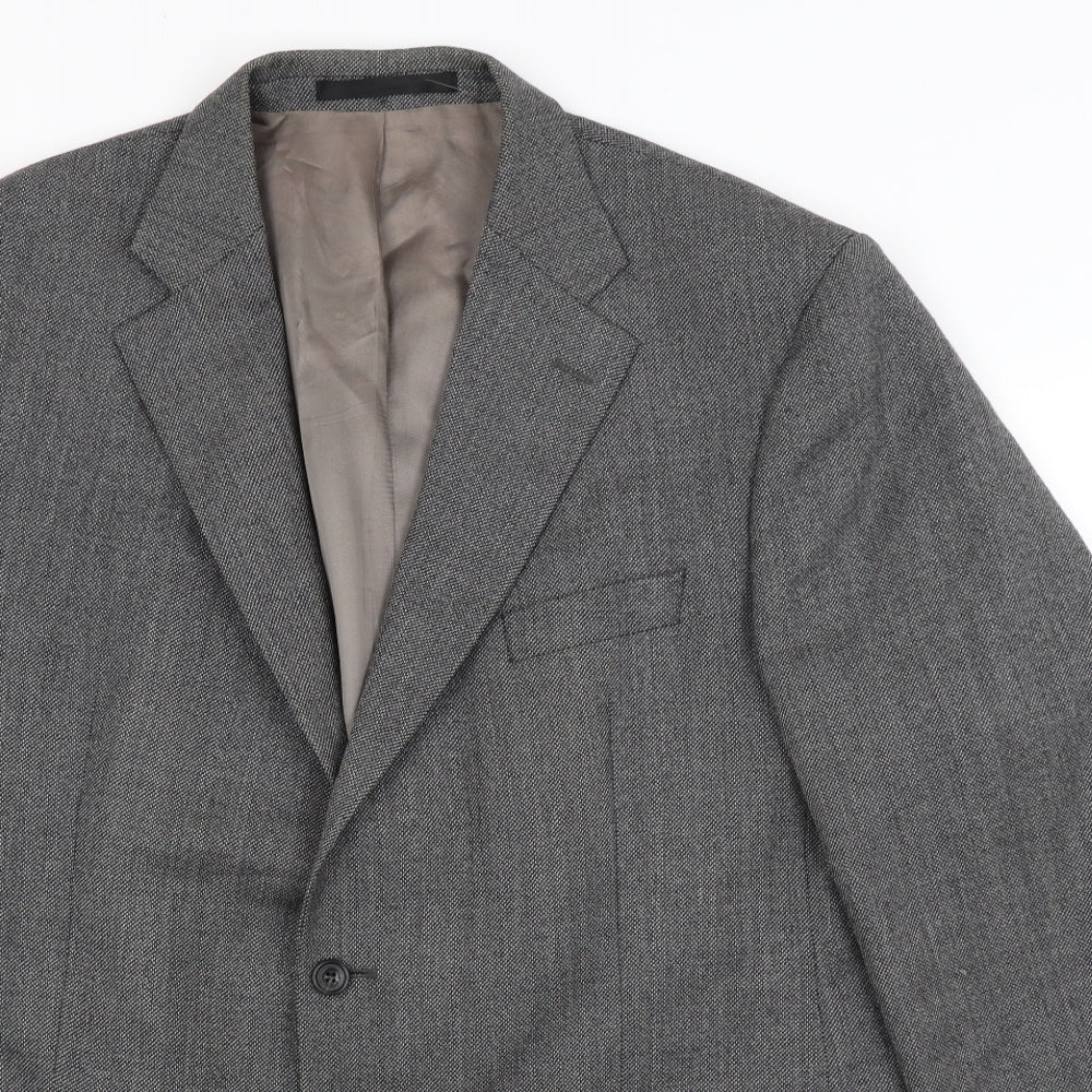 Mens UK Size XL M&S Regular Grey Suit Jacket