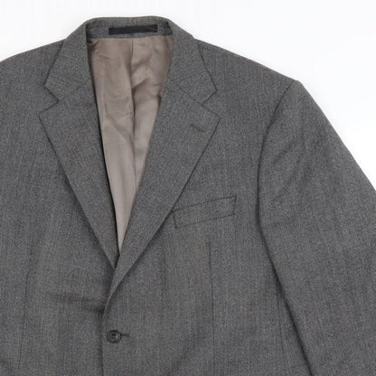 Mens UK Size XL M&S Regular Grey Suit Jacket