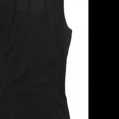 Red Chilli Womens Black   Pencil Dress  Size 12