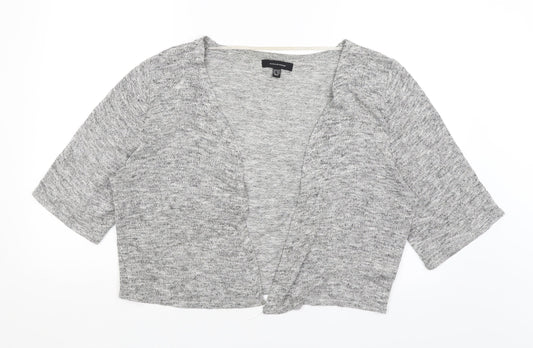Womens UK Size 14 Atmosphere Grey Wrap Jumper
