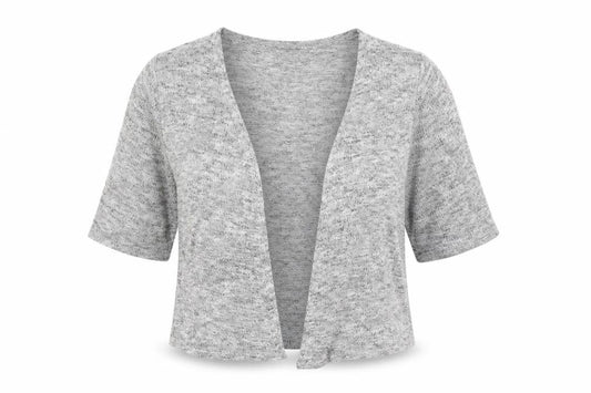 Womens UK Size 14 Atmosphere Grey Wrap Jumper