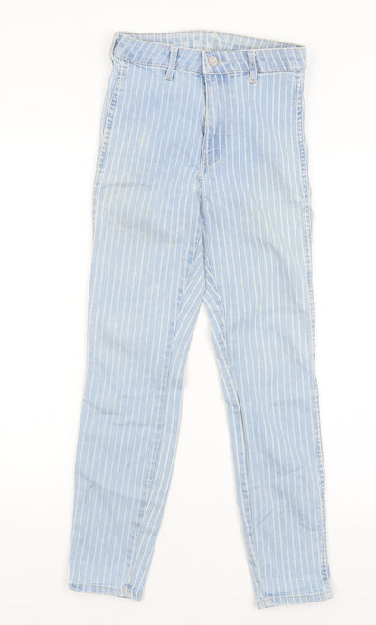 Womens UK Size 25 in H&M Regular Fit Skinny Blue Jeans