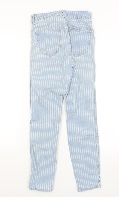 Womens UK Size 25 in H&M Regular Fit Skinny Blue Jeans