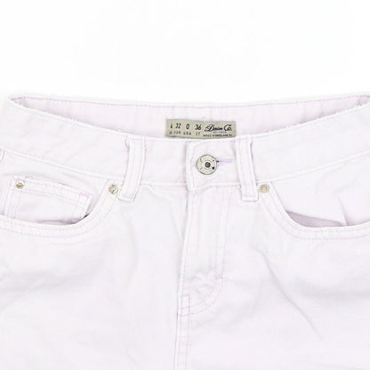 Denim Co Womens Purple   Hot Pants Shorts Size 4