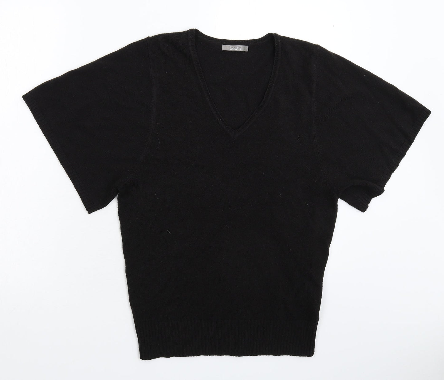 Womens UK Size 8 South Black Pullover Jumper