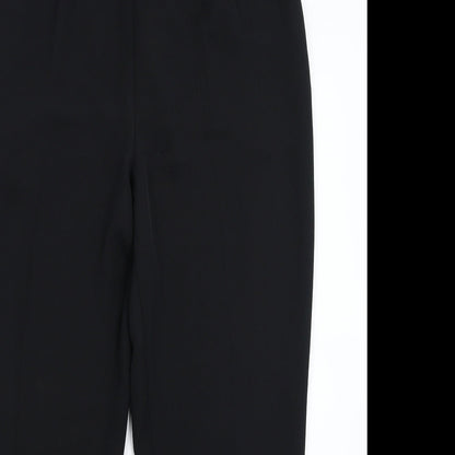 Eleganze Womens Black   Dress Pants Trousers Size 16 L28 in