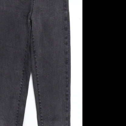 Dorothy Perkins Womens Grey  Denim Jegging Jeans Size 8 L28 in