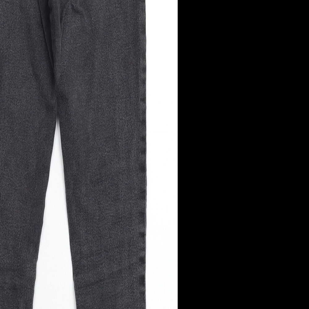 Dorothy Perkins Womens Grey  Denim Jegging Jeans Size 8 L28 in