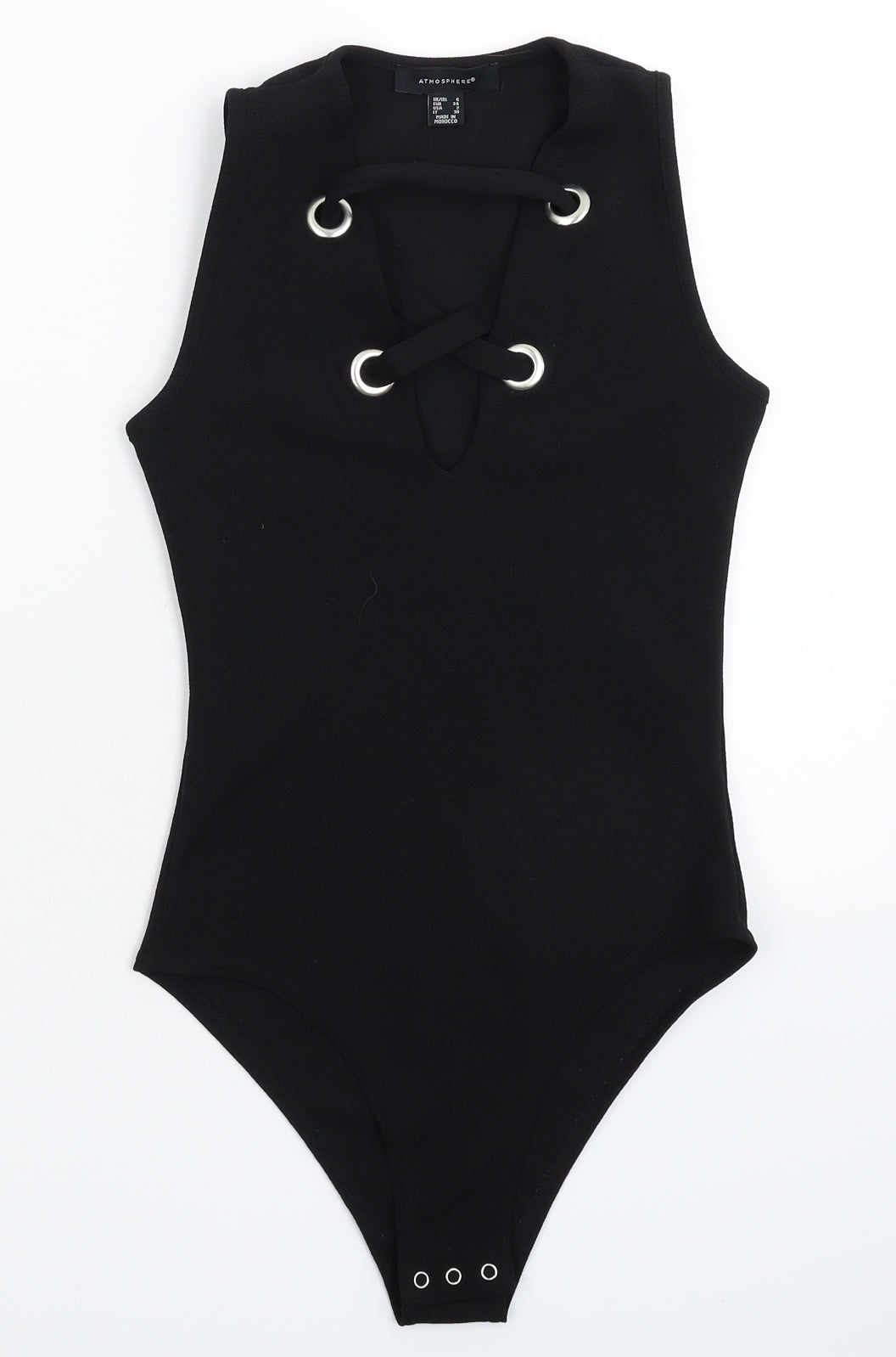 Atmosphere Womens Black   Bodysuit One-Piece Size 6