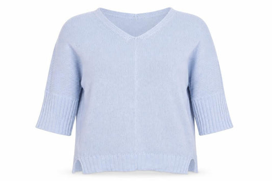 Womens UK Size L b.young Blue Pullover Jumper