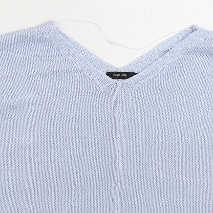 b.young Womens Blue  Knit Pullover Jumper Size L