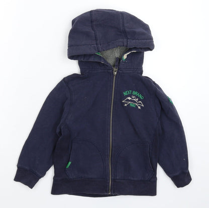 NEXT Boys Blue   Full Zip Hoodie Size 6 Years