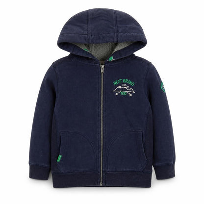 Next Boys Blue   Full Zip Hoodie Size 6 Years