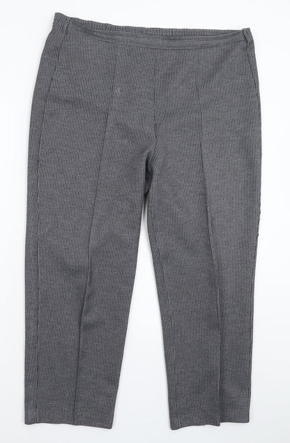 Womens UK Size 38 in Preworn Regular Fit  Grey Trousers