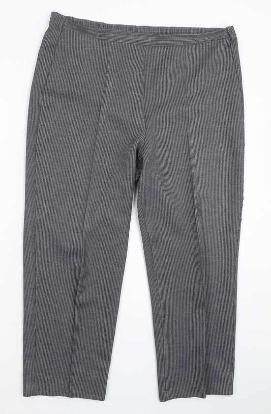 Womens UK Size 38 in Preworn Regular Fit  Grey Trousers