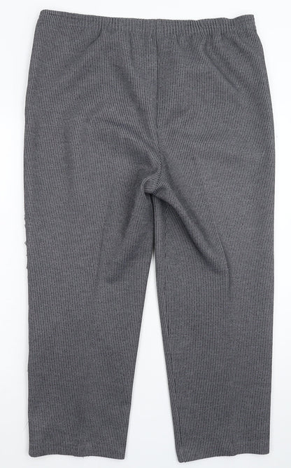 Womens UK Size 38 in Preworn Regular Fit  Grey Trousers