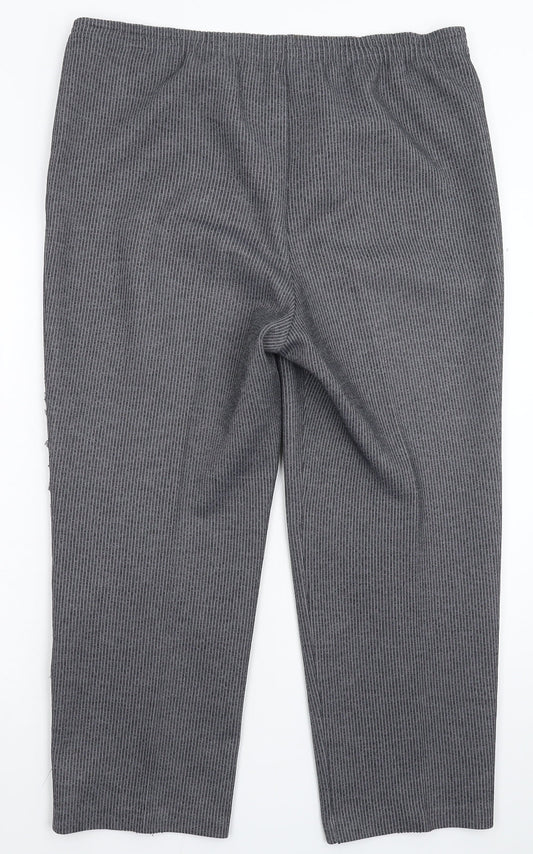 Womens UK Size 38 in Preworn Regular Fit  Grey Trousers