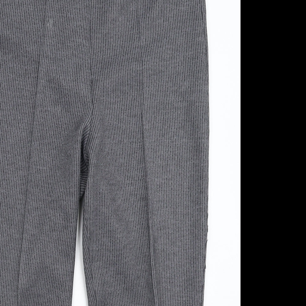 Womens UK Size 38 in Preworn Regular Fit  Grey Trousers