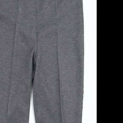 Womens UK Size 38 in Preworn Regular Fit  Grey Trousers