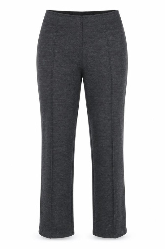 Womens UK Size 36 in Damart Regular Fit Cropped Grey Trousers