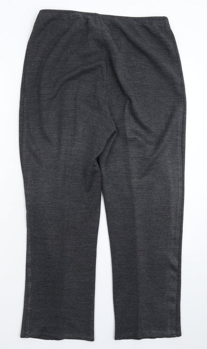 Womens UK Size 36 in Damart Regular Fit Cropped Grey Trousers