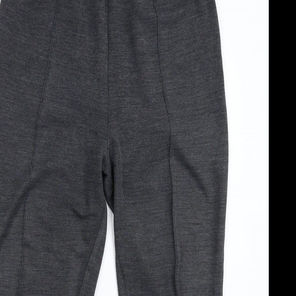 Womens UK Size 36 in Damart Regular Fit Cropped Grey Trousers