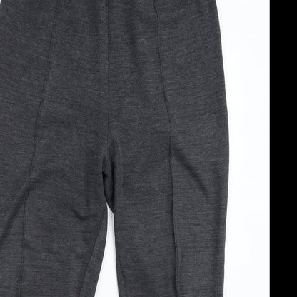 Womens UK Size 36 in Damart Regular Fit Cropped Grey Trousers