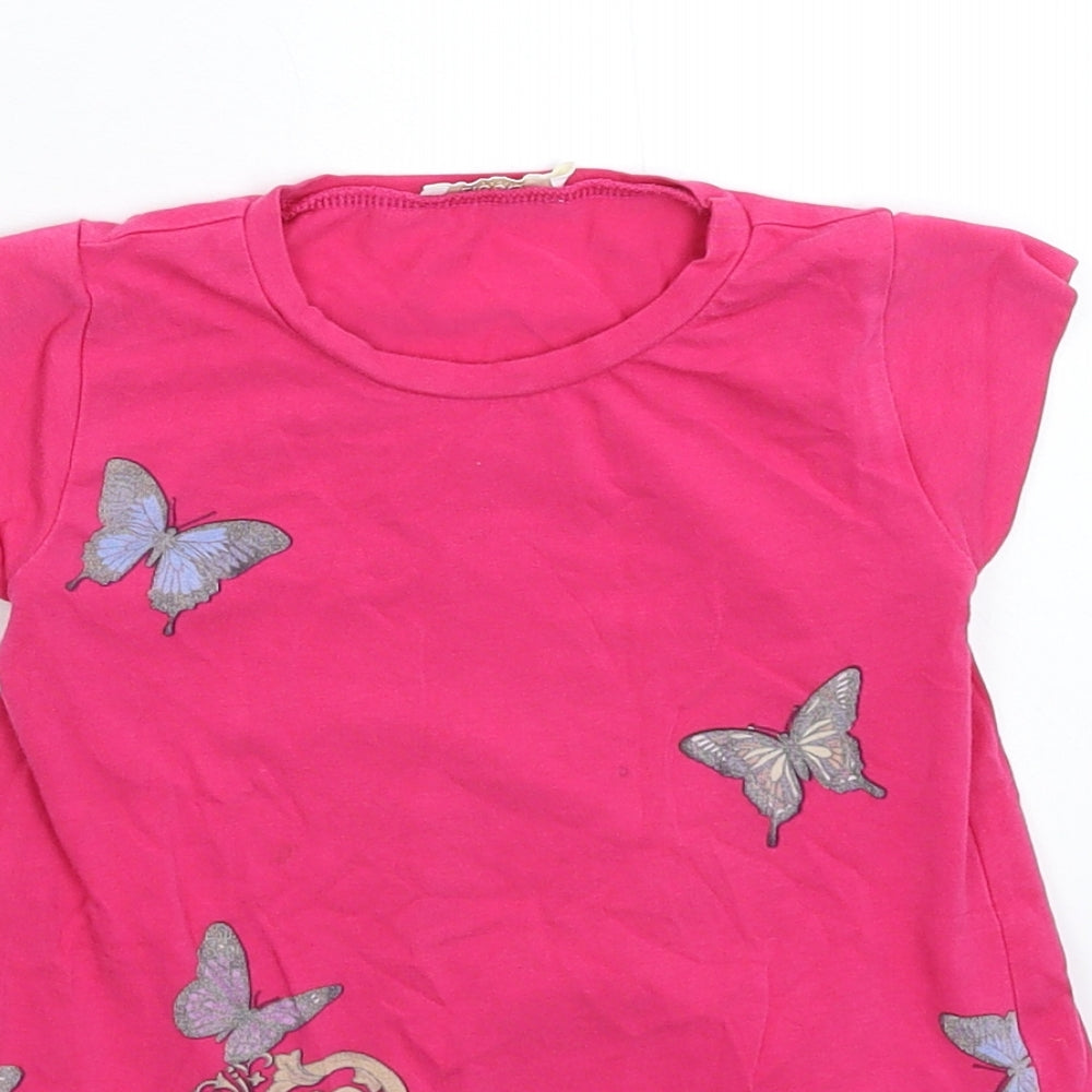 Liu Jo Girls Pink   T-Shirt Dress  Size 3 Years