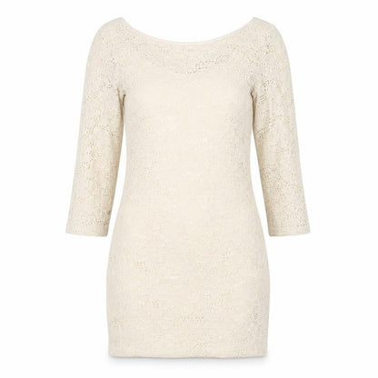 River Island Womens Beige   Bodycon  Size 10