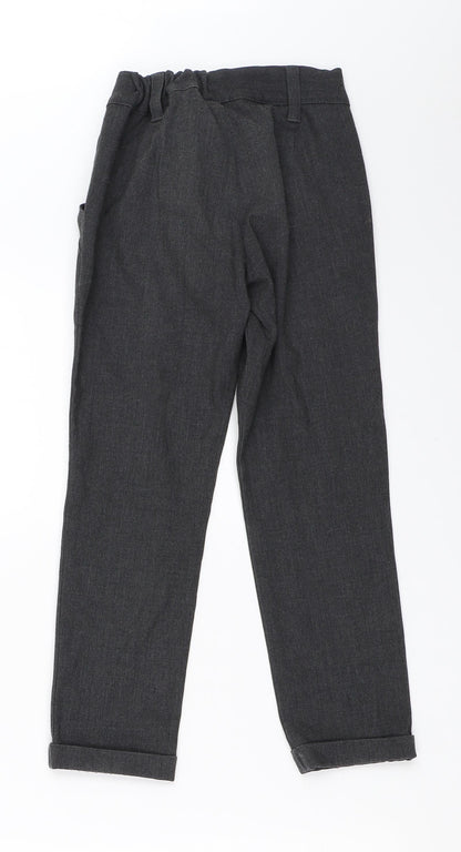 Matalan Girls Grey   Dress Pants Trousers Size 6 Years - School trousers