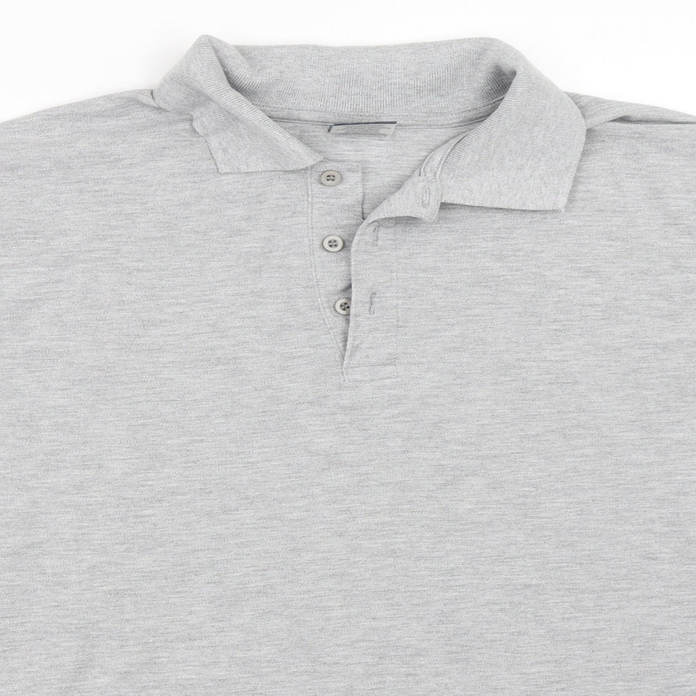 Uneek Mens Grey    Polo Size XL