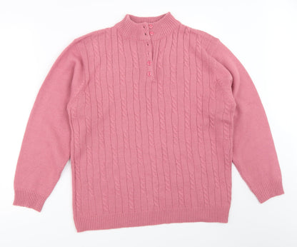 Nuggets Womens Pink   Pullover Jumper Size M