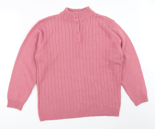 Nuggets Womens Pink   Pullover Jumper Size M
