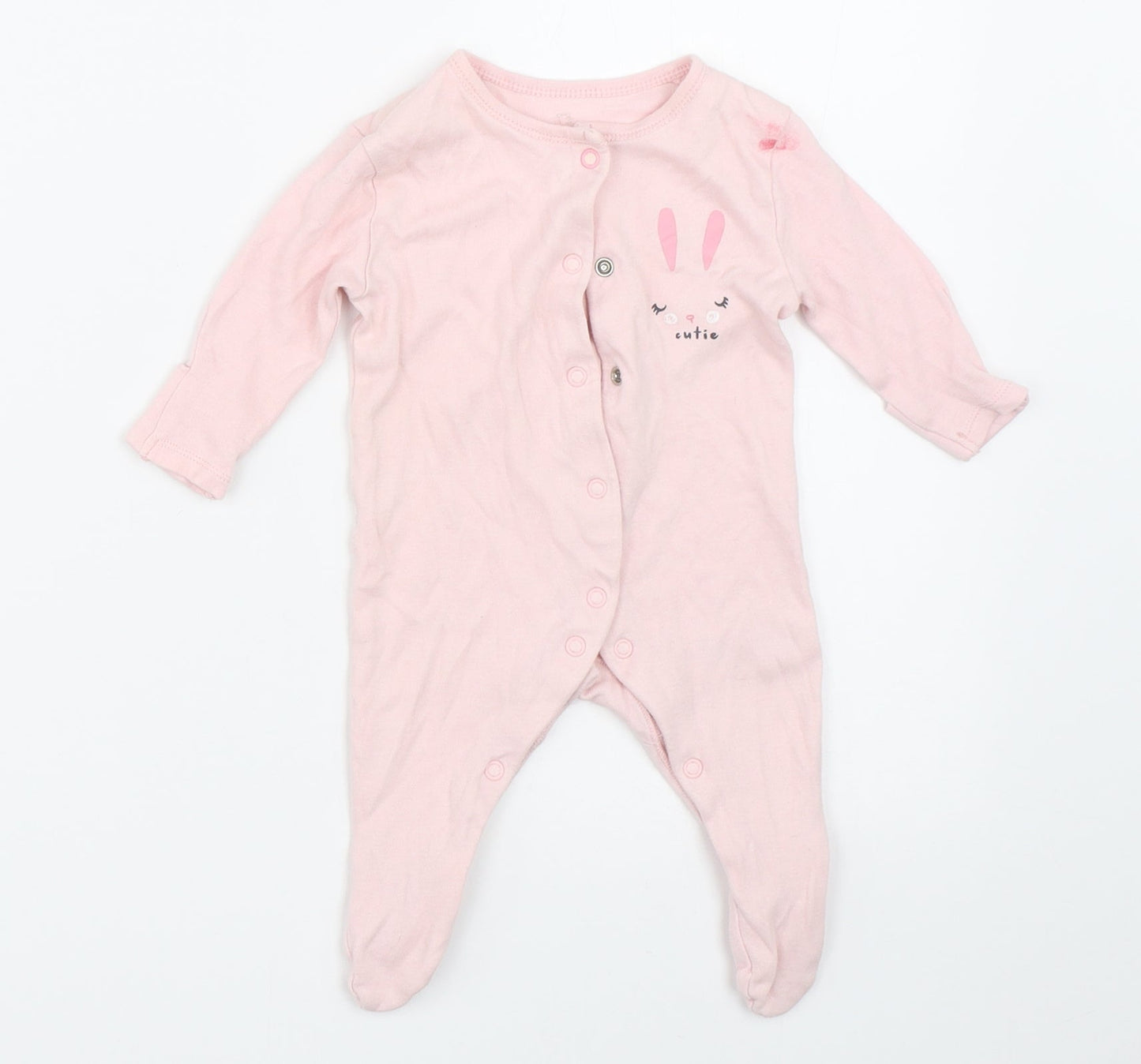 Earlydays Girls Pink   Babygrow One-Piece Size Newborn