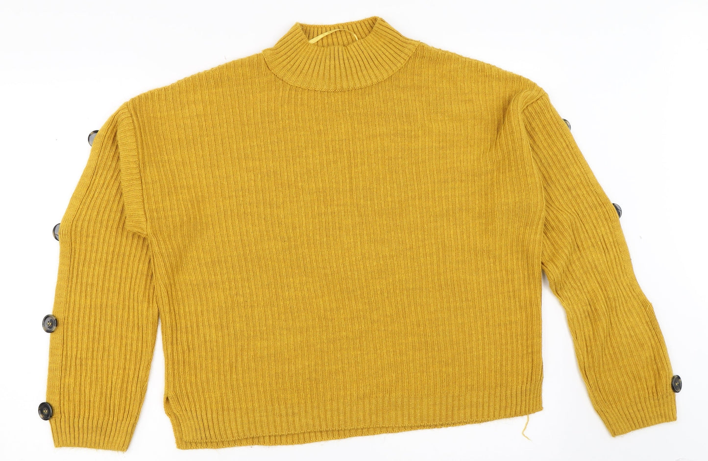 Primark Womens Yellow   Pullover Jumper Size L