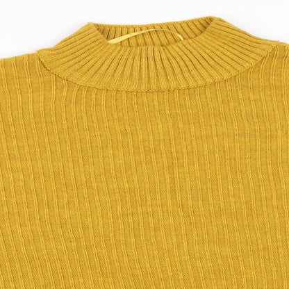 Primark Womens Yellow   Pullover Jumper Size L