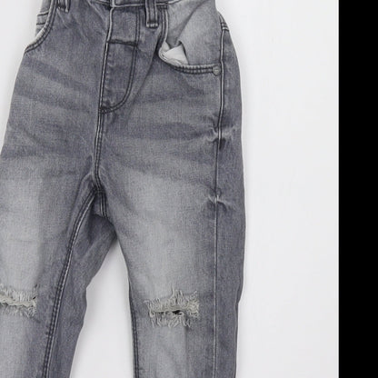NEXT Girls Grey  Denim Skinny Jeans Size 2 Years
