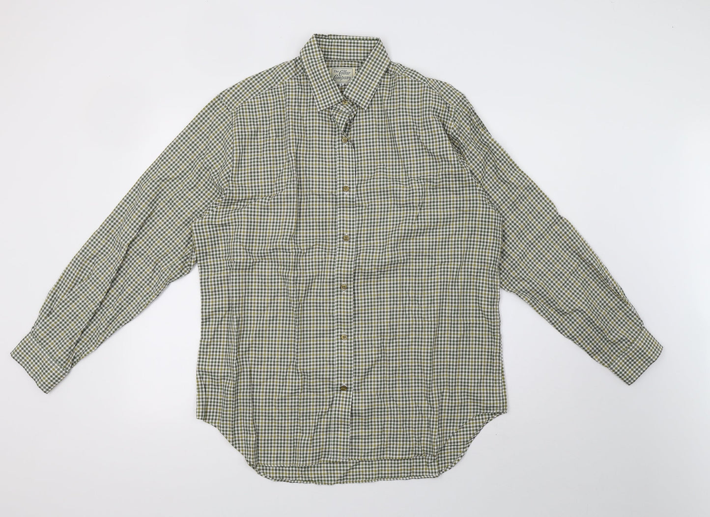 the collar company Mens Brown Check   Polo Size L