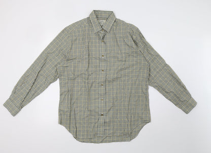the collar company Mens Brown Check   Polo Size L
