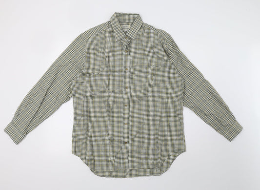 the collar company Mens Brown Check   Polo Size L