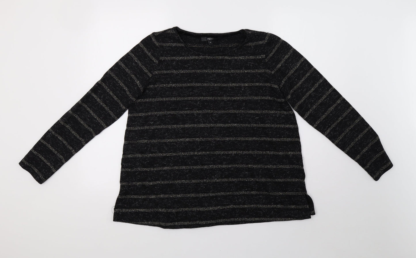 Womens UK Size 14 NEXT Black Pullover Sweatshirt